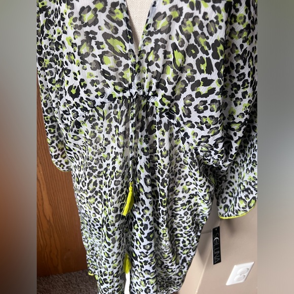 Leopard Bathing Suit Cover-Up - Picture 3 of 7